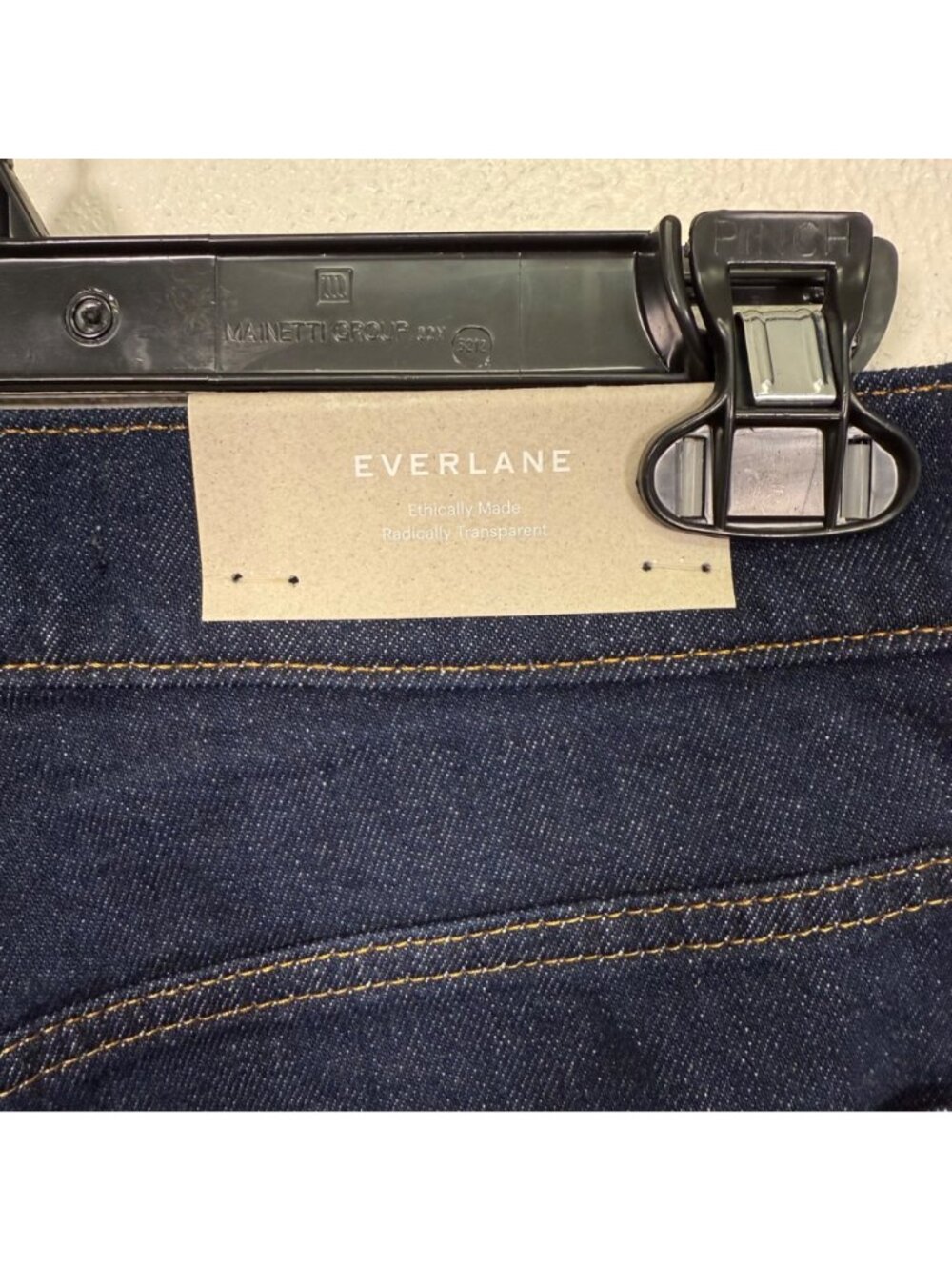 Everlane Womens High-Waisted Ankle Jeans Pure Blue Size 26 Organic Cotton Blend - Picture 13 of 15